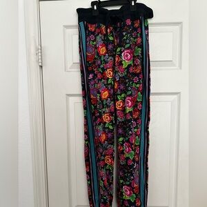 Johnny Was JOHNNY WAS Cantero Floral Print Knit Relaxed Tapered-Leg Jogger